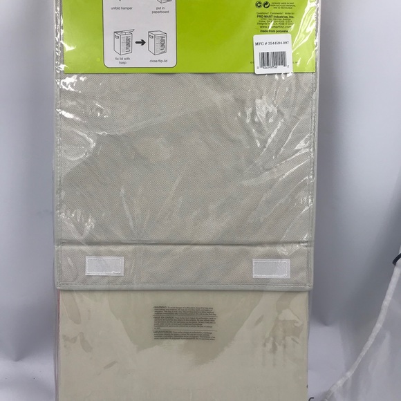 2pack- Smart Design Foldable Laundry Hamper w/Lid - Picture 5 of 5